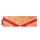 Red & Gold Flower Recycled Kimono Jewelry Pouch