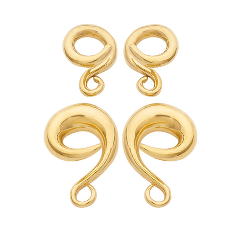 Vermeil Sterling Silver Classic Coils