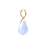 Solid Gold Moonstone Charm