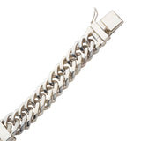 Sterling Silver Interlocking Bracelet with Labradorite